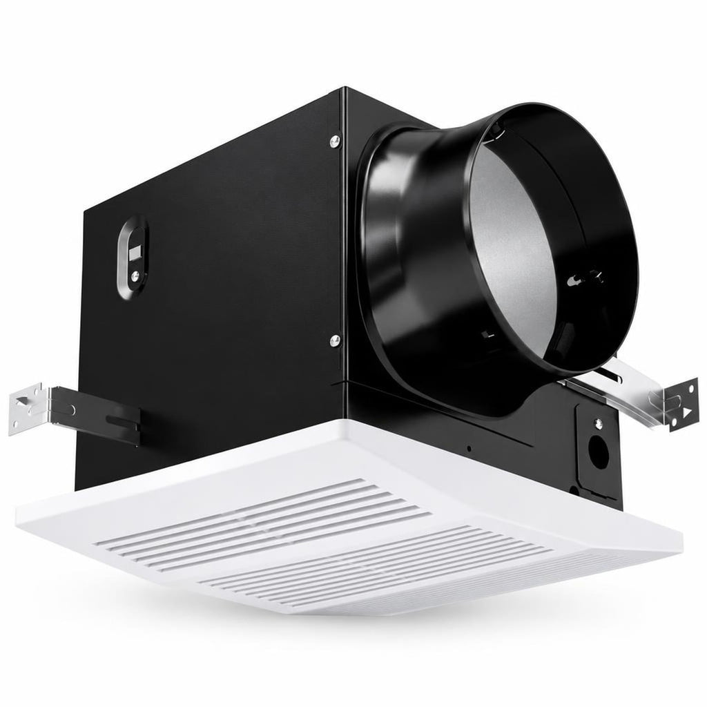 Airfind 200 CFM Bathroom Exhaust Fan with Metal Housing and 6 Inches Duct for 200 Sq.Ft, 14.3 x 12.7 x 9Fan Housing Footprint