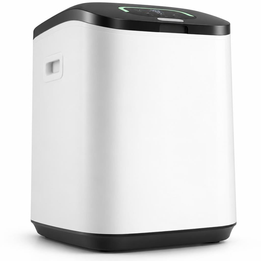 Airfind 23L Large Hot Towel Heater with Rapid Heating and Adjustable Timer, PP ABS Galvanized Metal Frame, 12.6in x 12.6in x 18.5in Footprint, White