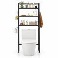 Airfind 3-Tier Over The Toilet Storage Shelf with Adjustable Bottom Bar, ‎Metal Item weight 20 lbs Frame, Black
