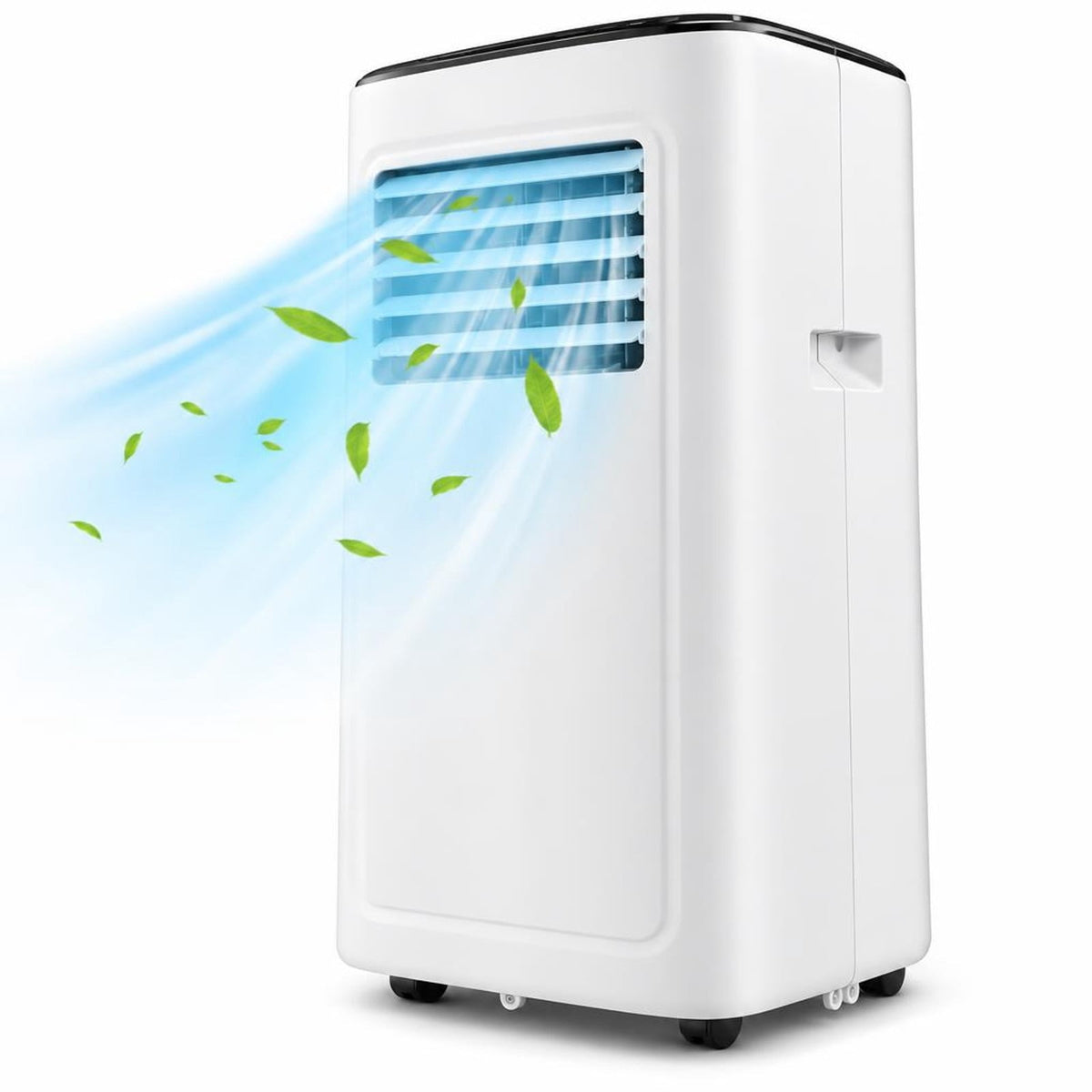 Airfind 3-in-1 9000 BTU Air Conditioner with Dehumidifier and 24H Timer, ABS Frame, White, 50dB low noise and sleep mode and no bothering