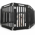Airfind 31.5 Height Indoor Outdoor Dog Playpen with 12 Panels, Black, Suitable for indoor and outdoor use, Ideal for RV camping travel backyard and more