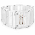 Airfind 31.5 Height Indoor Outdoor Dog Playpen with 12 Panels, White, Suitable for indoor and outdoor use, Ideal for RV camping travel backyard and more
