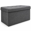 Airfind 31.5 Inch Fabric Foldable Storage with Removable Storage Bin, 350 lbs Capacity, Oxford fabric Frame, 31.5in x 16in x 16in Footprint, Dark Gray