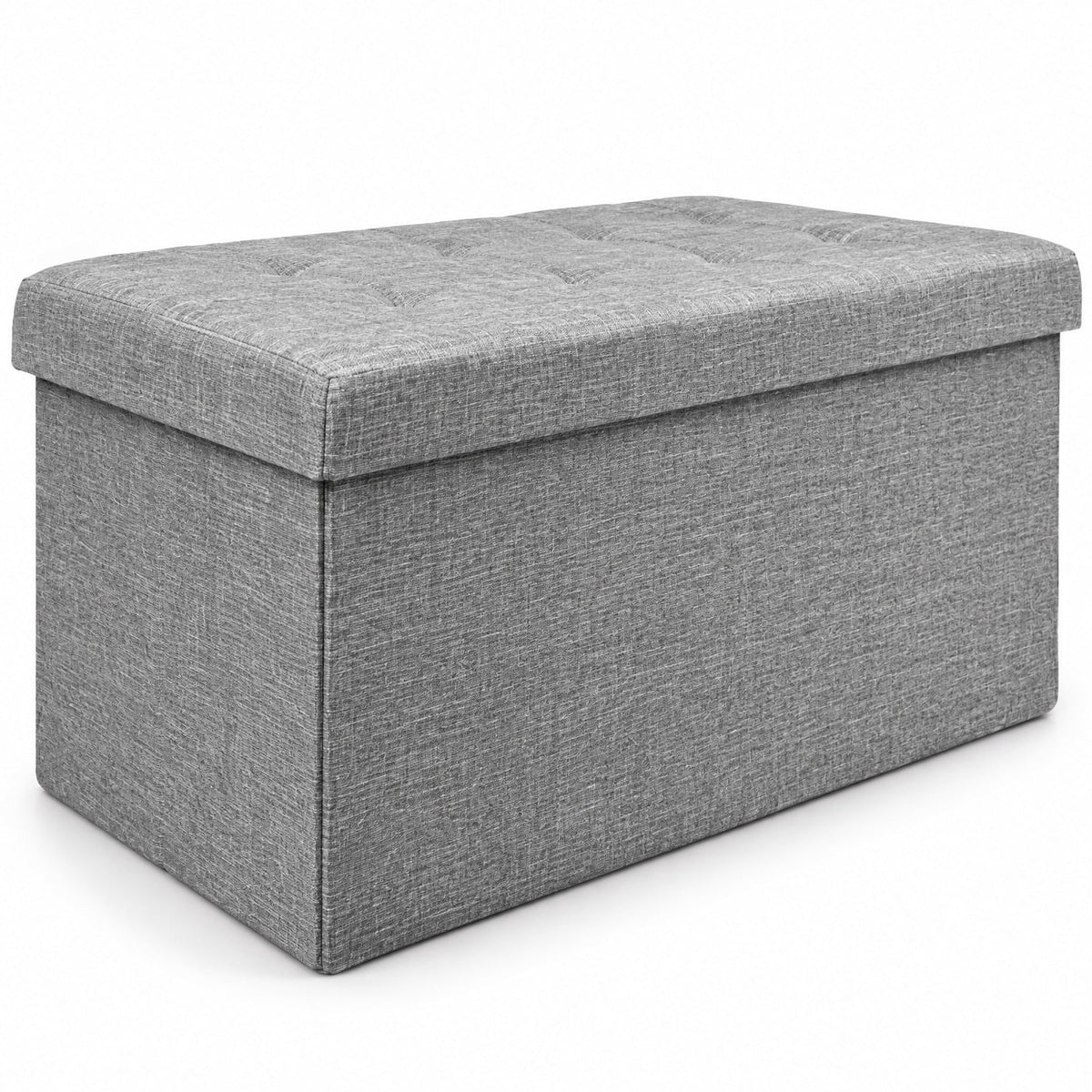 Airfind 31.5 Inch Fabric Foldable Storage with Removable Storage Bin, 350 lbs Capacity, Oxford fabric Frame, 31.5in x 16in x 16in Footprint, Light Gray