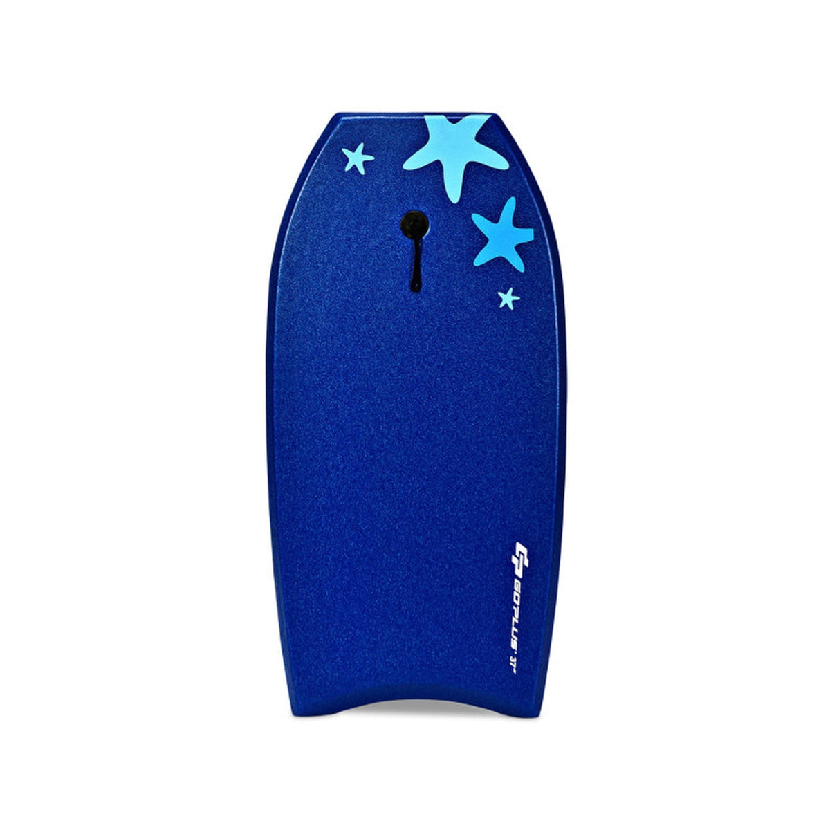Airfind 33 Inch Portable Travel Bodyboard for Kids ¡ª XPE Deck, EPS Core, HDPE Slick Bottom, Crescent Tail, Wrist Leash (Blue)