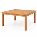 Airfind 35.5 Inches Patio Solid Acacia Wood Coffee Table Side Table, 180 lbs Capacity, Acacia Wood Frame, 35.5 x 35.5 x 18 Footprint, Wood