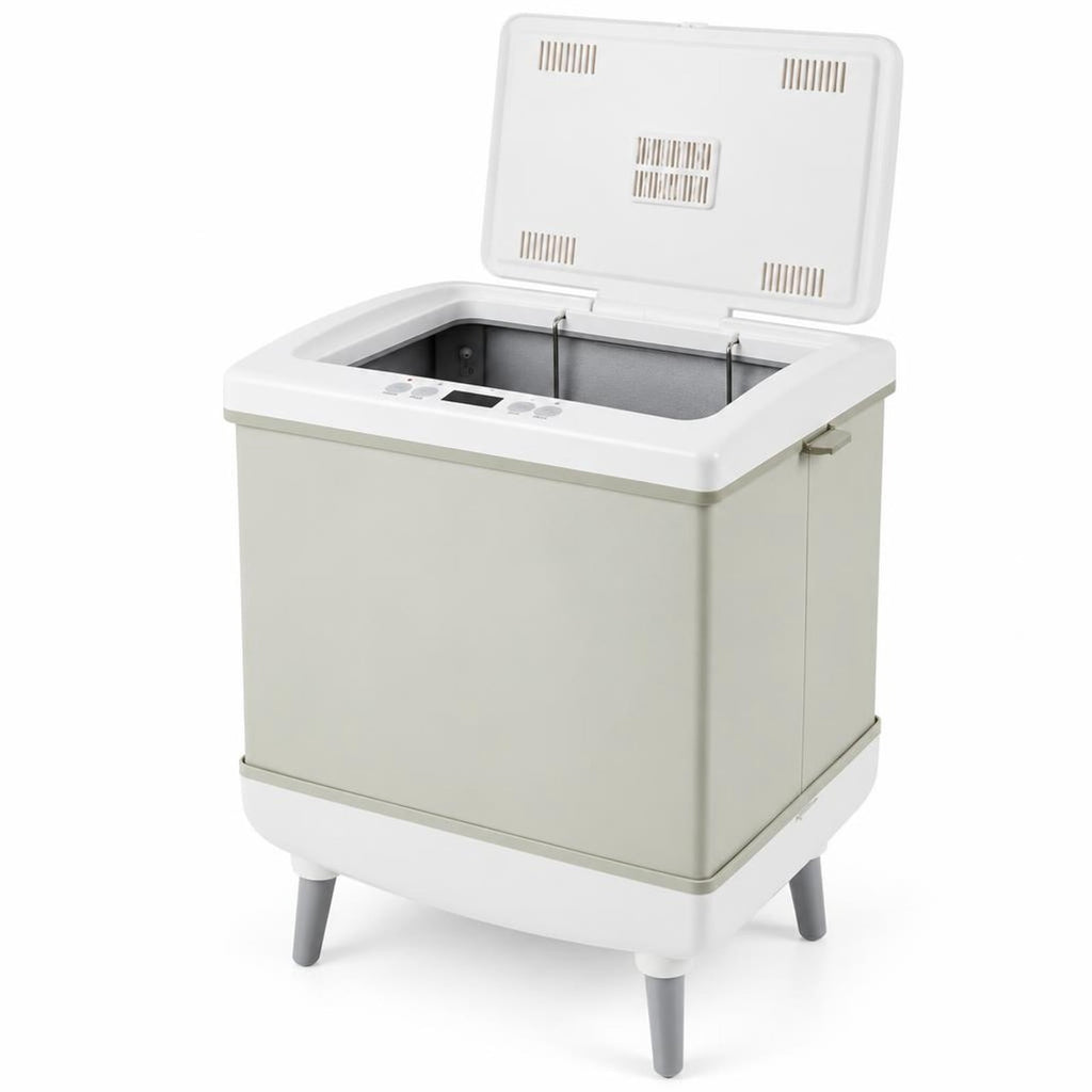 Airfind 35L Large Towel Warmer with Heating and Drying Modes for Bathroom, ABS Frame, 16 x 11.5 x 23.5 Footprint, Beige