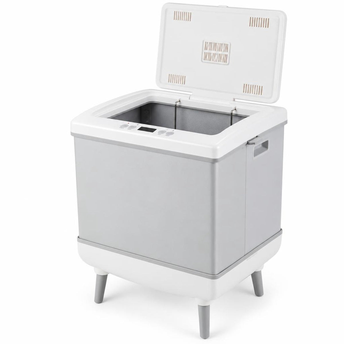 Airfind 35L Large Towel Warmer with Heating and Drying Modes for Bathroom, ABS Frame, 16 x 11.5 x 23.5 Footprint, Gray