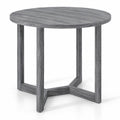 Airfind 36 Inch Round Wood Dining Table for 2-4 People with Wing-shaped Pedestal Base, 220 Lbs Capacity, Rubber Wood Mdf, 36 Inch X 30 Inch, Black