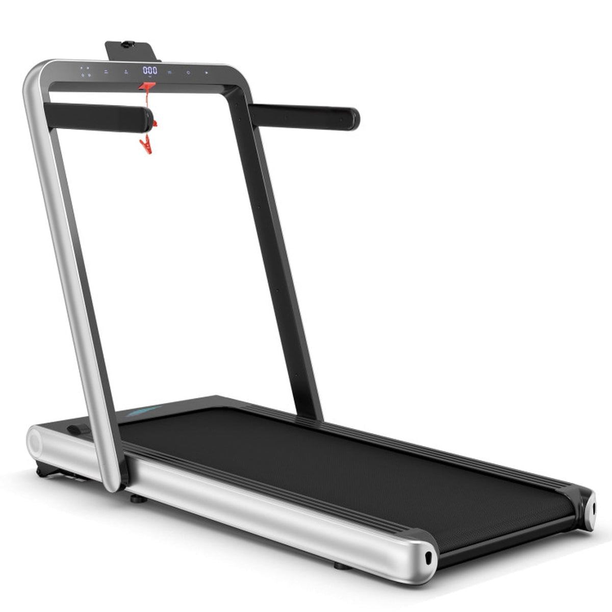 Airfind Folding Treadmill for home with 4.75HP 2-in-1 Walk-to-Run Motor and App Sync to track pace and calories for small spaces, Silver