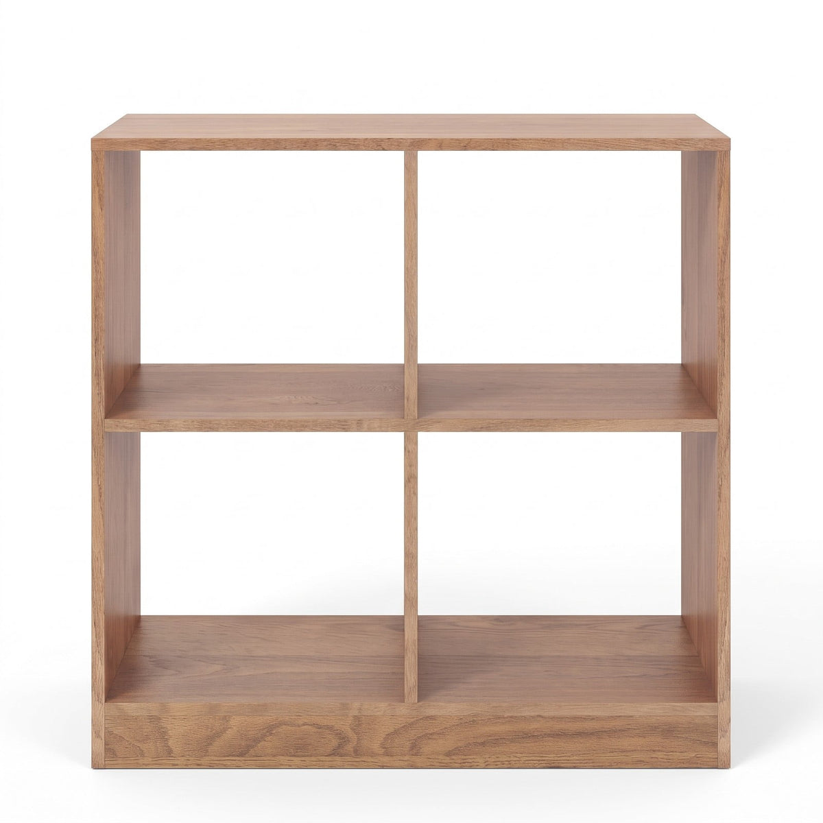 Airfind 4-Cube Youth Bookcase with Open Shelves, 60 Lbs Capacity, Engineered Wood, 29 Inch X 13 Inch X 29 Inch for Convenient Everyday Use, Natural