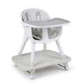 Airfind 4-in-1 Baby Convertible Toddler Table Chair Set with PU Cushion, 33 lbs Capacity, PU PP metal Frame, for 6-36 months, Cream