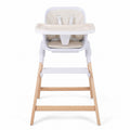 Airfind 4-in-1 Convertible Baby High Chair with Detachable Adjustable Tray, Beech, Model AD10112BE