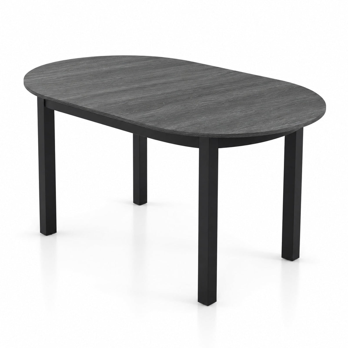 Airfind 43 Inch Wooden Dining Table with Rubber Wood Legs for 2-4 People, 260 lbs Capacity, Rubber Wood MDF Frame, 43 x 31 x 30 Footprint, Black