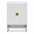 Airfind 44in Tall Shoe Storage Cabinet with 7-Tier Doors and Adjustable Shelves for Entryway, 110 lbs Capacity, Engineered Wood Metal Frame, White