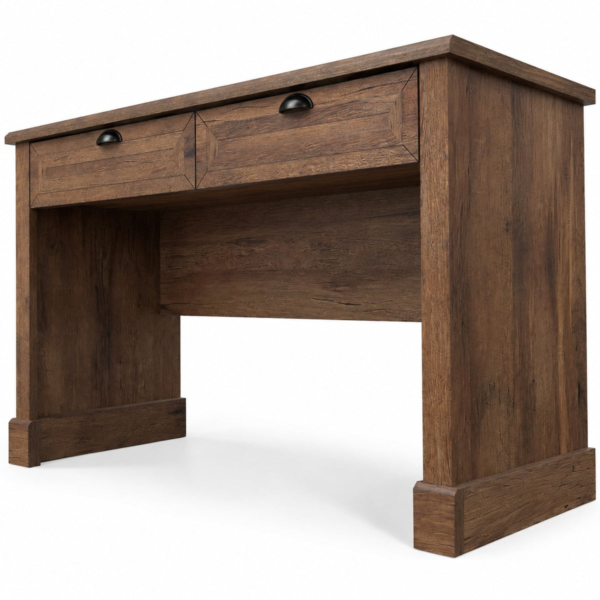 Airfind Executive Desk, 48 Inch Farmhouse, with 2 Drawers for Studying and Writing, 48 Inch x 24 Inch x 30 InchInterior Footprint, Brown