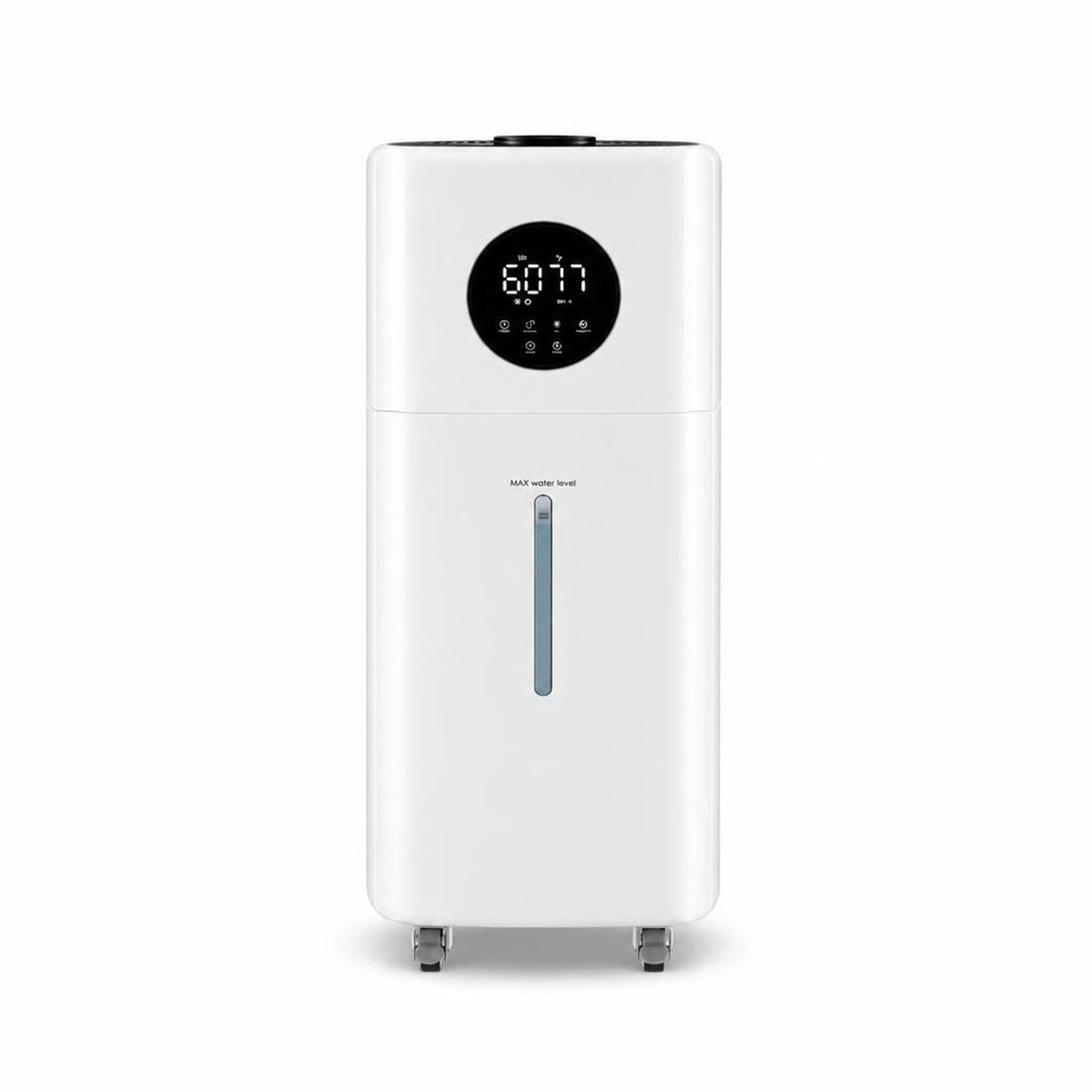 Airfind 5.5Gal Humidifier with 360° Nozzles and Wheels for Large Room, ABS Frame, White, Auto shut down when the water tank is full