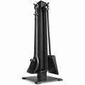 Airfind 5 Pieces Fireplace Iron Fire Place Tool Set, The, Made From Durable Solid Steel for Everyday Use with Practical Configuration, Unspecified