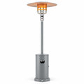 Airfind 50000 BTU Propane Patio Heater with Round Table Design, Aluminum 304 Stainless Steel Metal Frame, 32 x 87 Footprint, Gray