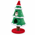 Airfind 51 Christmas Cat Tree with 2 Cozy Condos and Scratching Post for Pets, 19.5 x 19.5 x 51Height of Scratching Post 11Weight Footprint