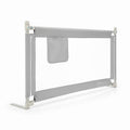 Airfind 57 Inch Toddlers Vertical Lifting Baby Bed Rail Guard with Lock, Steel oxford fabric Frame, 57 x 10 x 40 Footprint, Grey