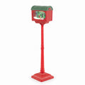 Airfind 59 Inch Christmas Street Lamp featuring Sound-activated Snow Globe Lantern, Plastic Resin Frame, 12.5 Inch x 12.5 Inch x 59 Inch Footprint, Red