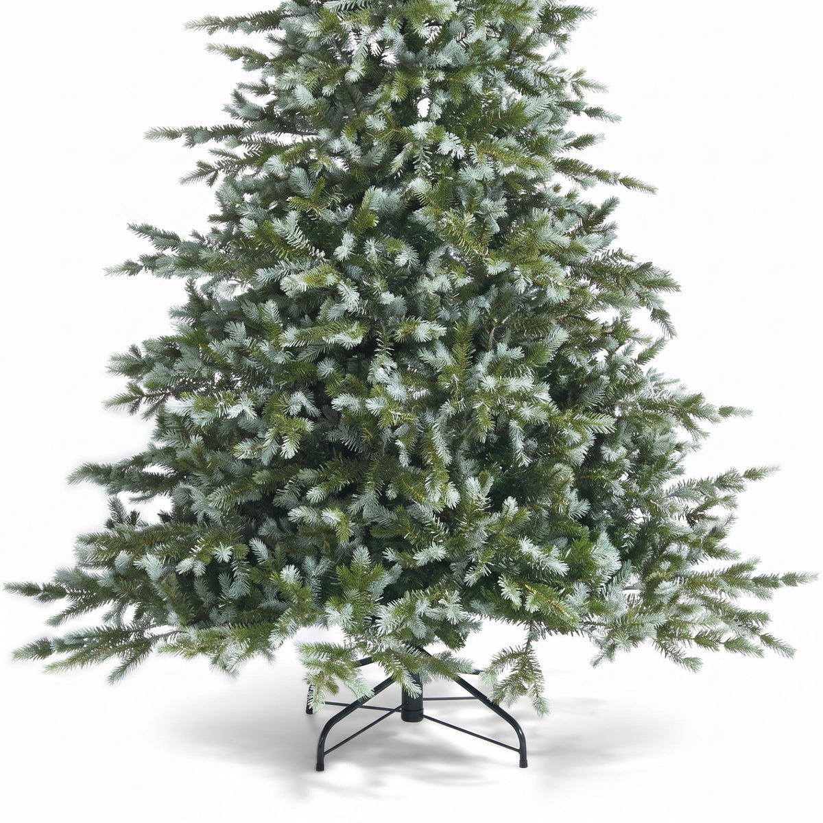 Airfind 6 Feet Artificial Christmas Spruce Hinged Tree, New PVC New PE metal Frame, 4.6 x 6 Footprint, Green