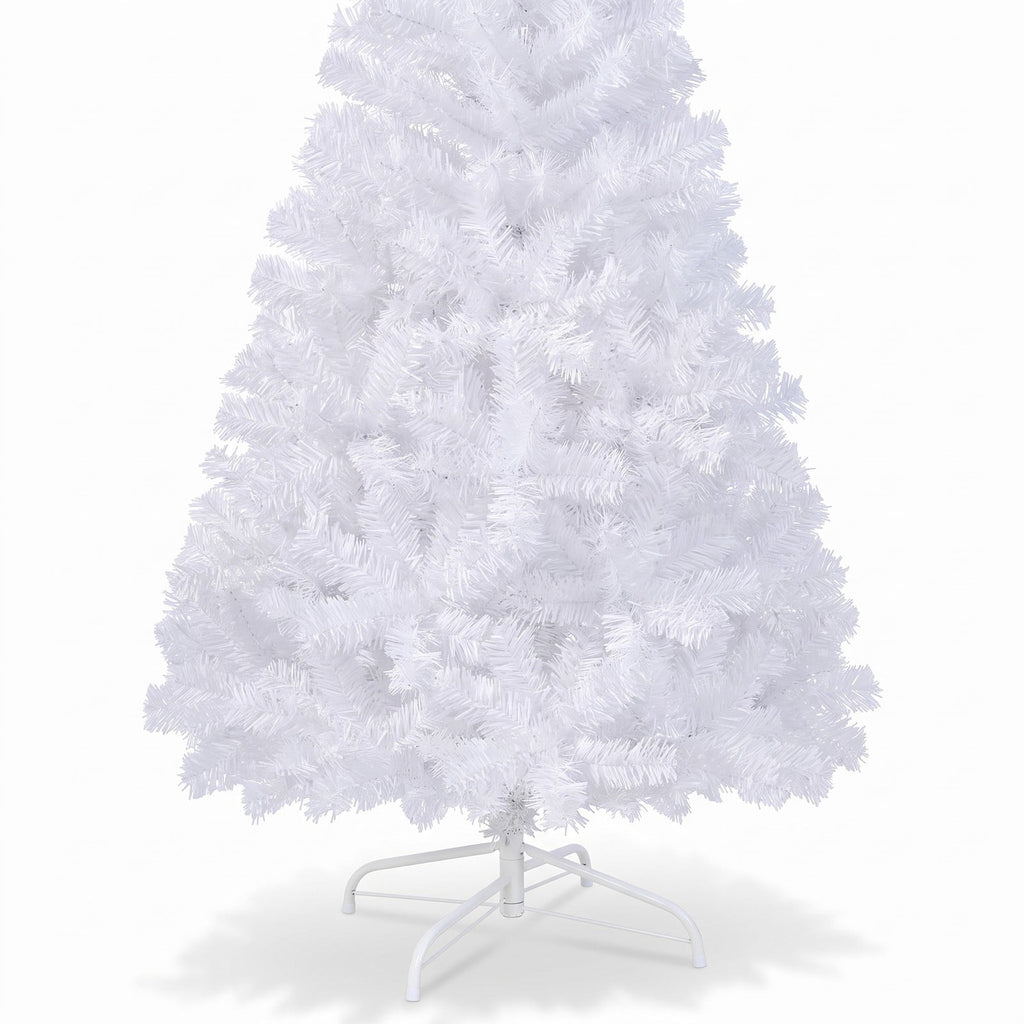 Airfind 6 Feet White Artificial PVC Christmas Tree with Stand-6 ft, PVC Frame, White, Made from brand new and high quality PVC