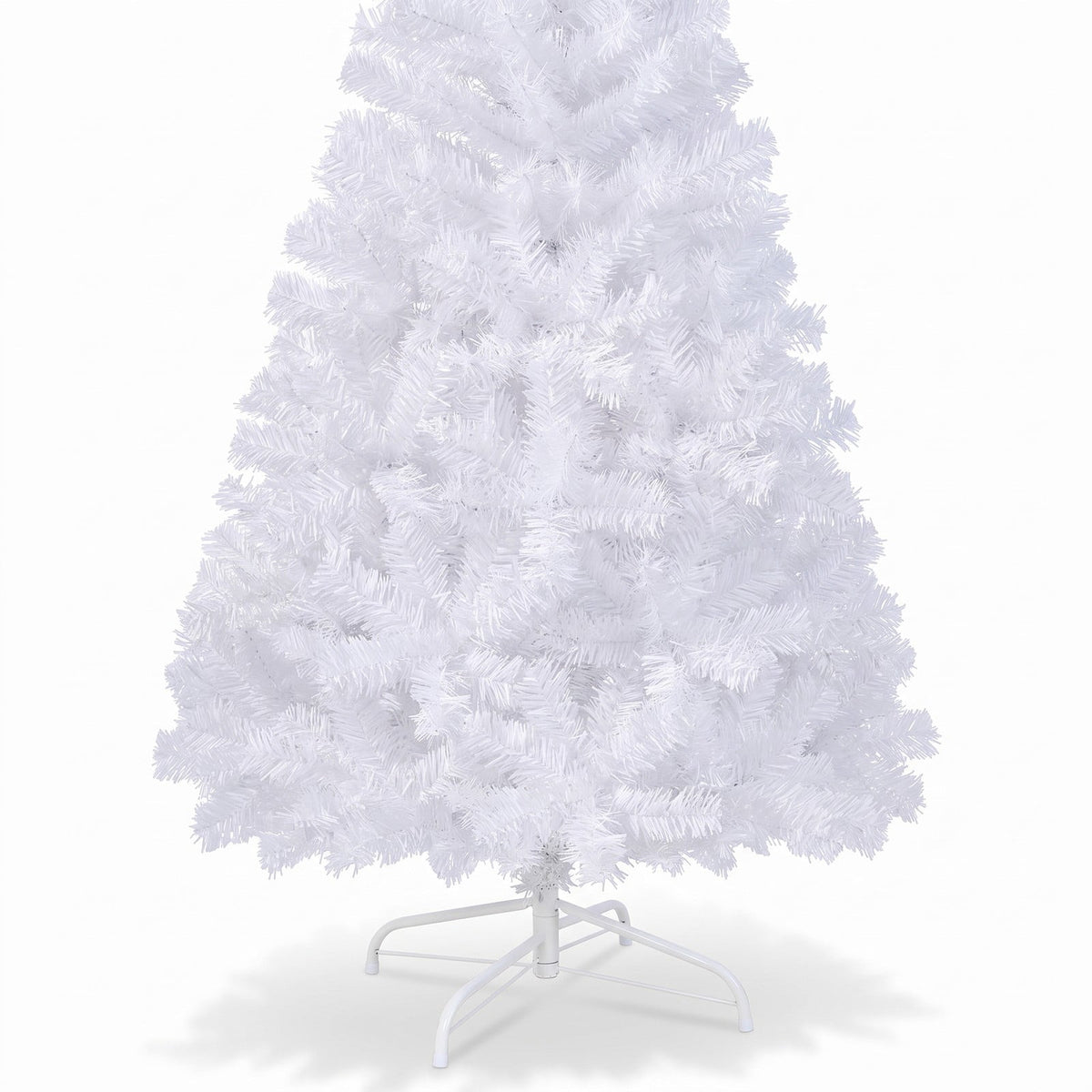 Airfind 6 Feet White Artificial PVC Christmas Tree with Stand-6 ft, PVC Frame, White, Made from brand new and high quality PVC