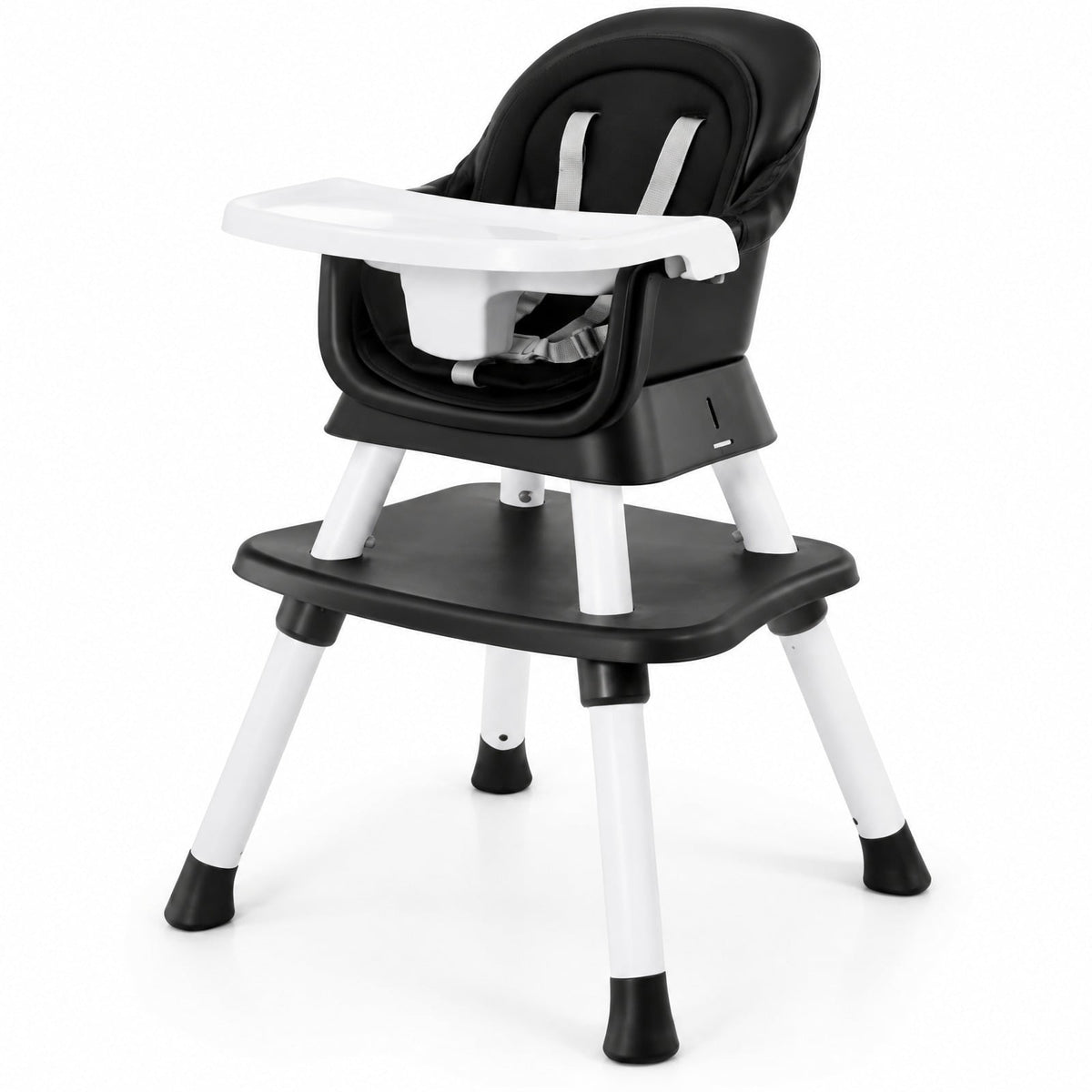 Airfind 6-in-1 Convertible Youth High Chair with Adjustable Removable Tray, 55 lbs Capacity, PP PU for Everyday Use, Unspecified