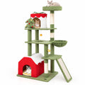 Airfind 61 Inches Cute Christmas Cat Tree with Sisal Scratching Posts and 2 Condos, 22 lbsNet Weight 42.5 lbsBox Qty1(May vary by batch) Capacity