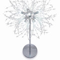 Airfind 63-Inch Crystal Floor Lamp with Acrylic Crystals, Metal Acrylic Stainless Steel Frame, 11in x 63in Cord Length 6.9 ft Footprint, Gold