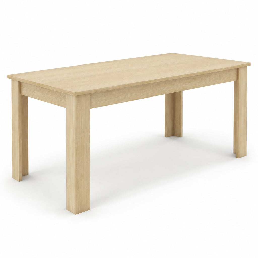 Airfind 63 Inch Rectangular Modern Dining Kitchen Table, 200 lbs Capacity, Engineered wood Frame, 63 x 31.5 x 30 Footprint, Natural