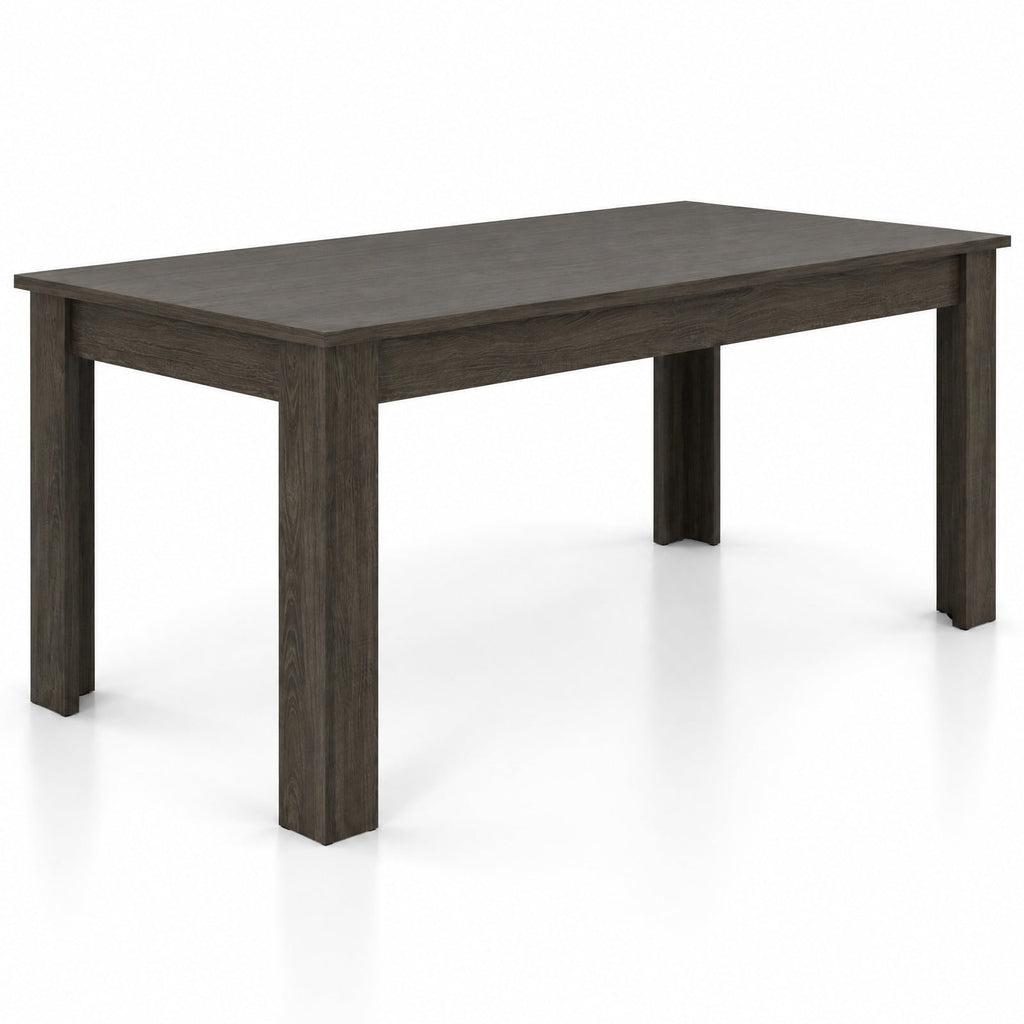 Airfind 63 Inch Rectangular Modern Dining Kitchen Table, 330 lbs Capacity, Engineered wood Frame, 63 x 31.5 x 30 Footprint, Gray