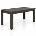 Airfind 63 Inch Rectangular Modern Dining Kitchen Table, 330 lbs Capacity, Engineered wood Frame, 63 x 31.5 x 30 Footprint, Gray