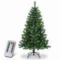 Airfind 7.5 Feet Pre, PVC PE Metal Tree Height 6 ft Tree Width 3.6 ft Frame, White, Diameter of the Metal Base 20 Inch