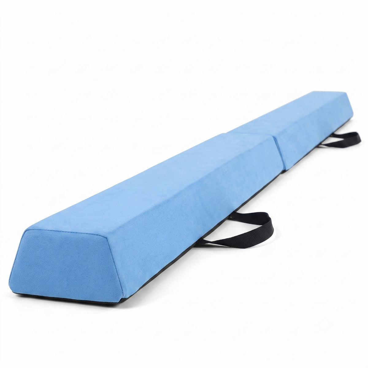 Airfind 7 FT Folding Balance Beam with Removable Suede Cover and Non-slip Bottom for Kids Home Gymnastics Practice, Blue