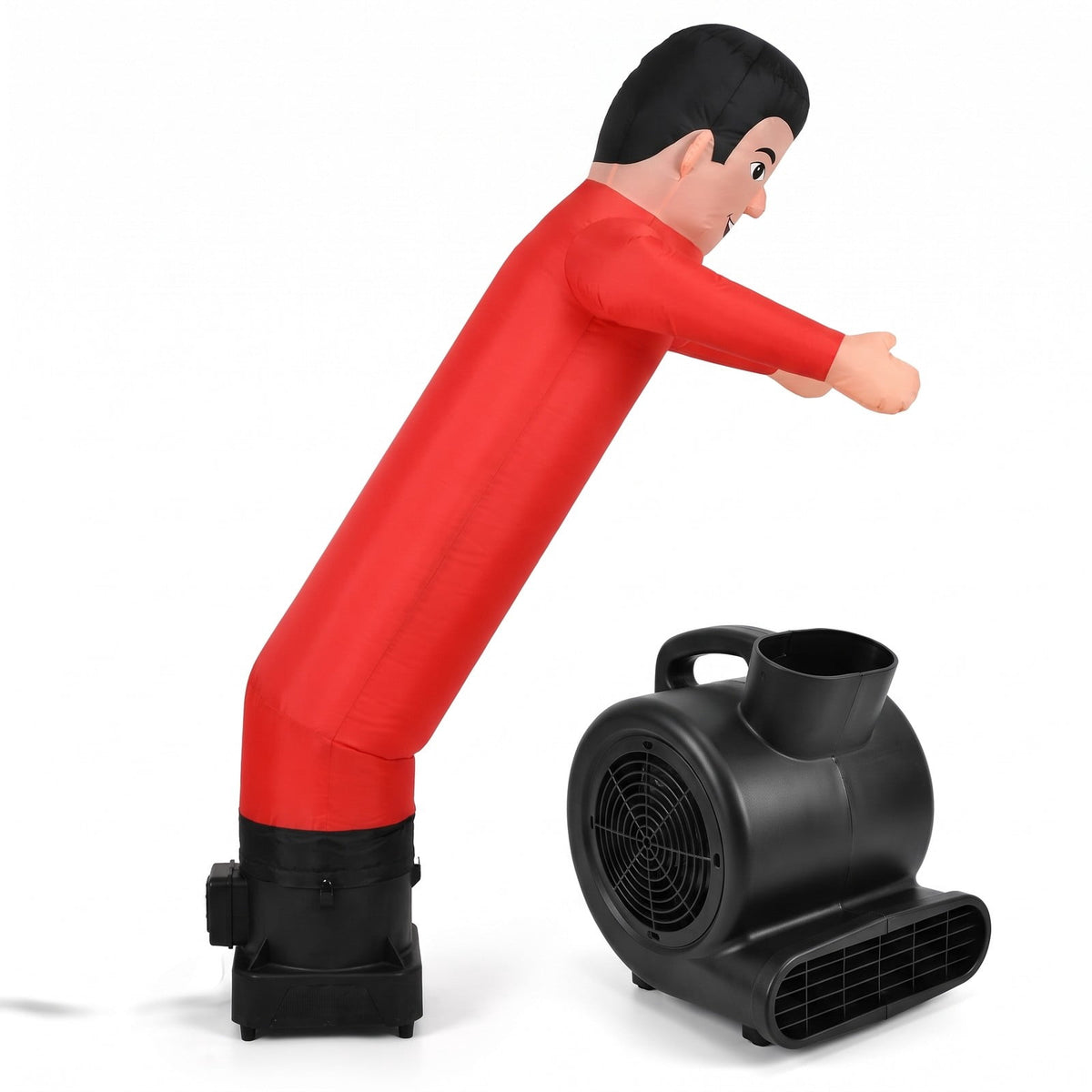 Airfind 7 FT Inflatable Tube Man with Blower for Outdoor Business Promotion Store, PP Aluminum Polyester Fabric Overall Height 7 ft Blower Frame