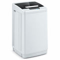 Airfind 8.8 lbs Portable Full-Automatic Laundry Washing Machine with Drain Pump, PP Stainless Steel Frame, 18 Footprint, Grey