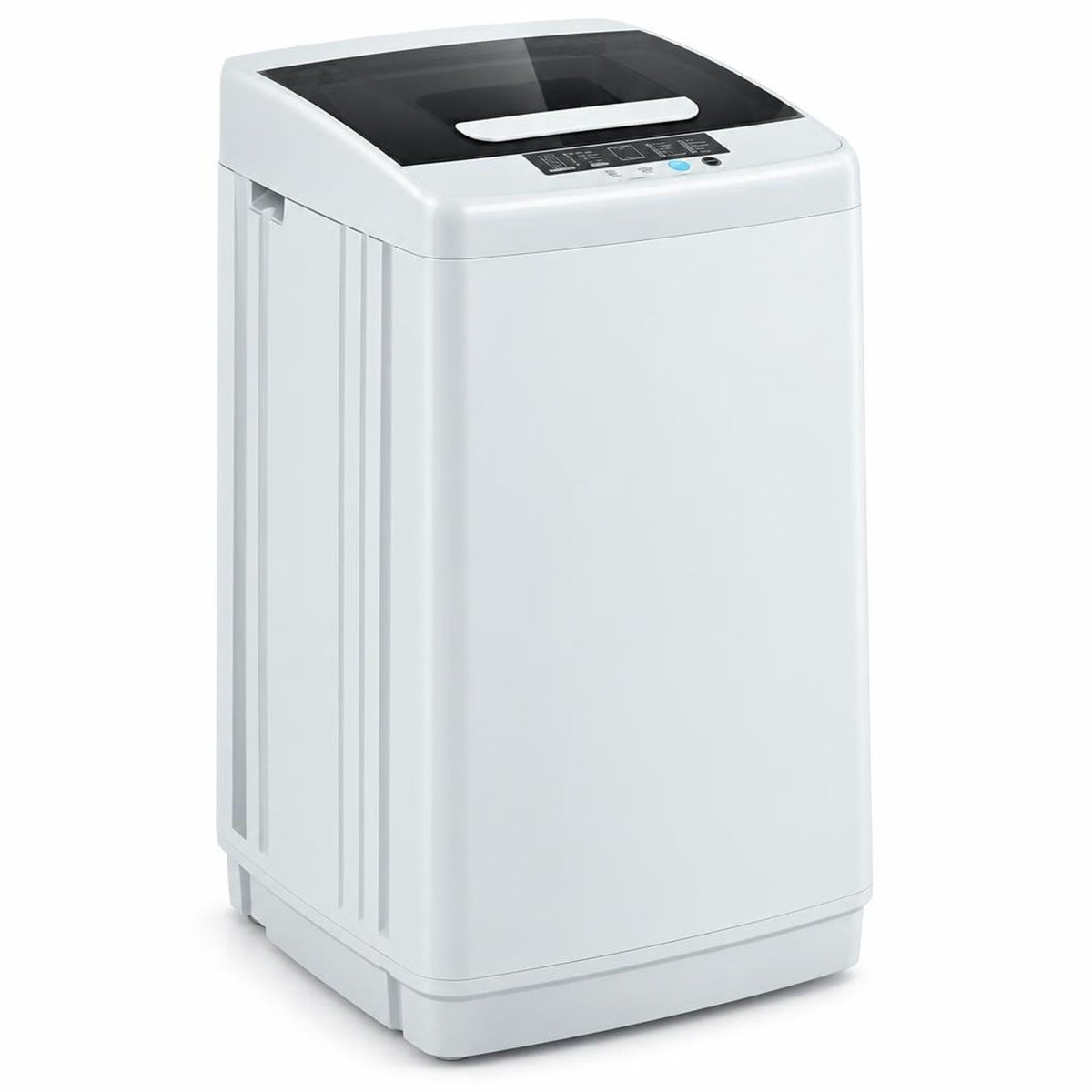 Airfind 8.8 lbs Portable Full-Automatic Laundry Washing Machine with Drain Pump, PP Stainless Steel Frame, 18 Footprint, Grey