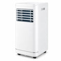 Airfind 8000 BTU Portable Air Conditioner with Dehumidifier and Fan Mode, ABS Frame, White, 24H auto on/off timer to save energy