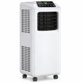 Airfind 9000 BTU Portable Air Conditioner with Built, 12 Inch x 13 Inch x 30 Inch (W x D x H) Product weight: 54.5 lbs Footprint, Black + white Cooling