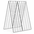 Airfind A-Frame Garden Trellis for Climbing Plant with Ground Stake and Cable Tie, Steel PP Frame, Green
