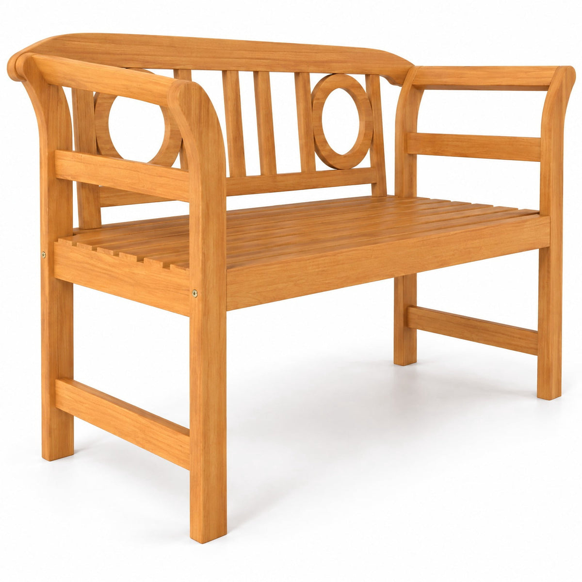 Airfind Acacia Wood 2, 800 lbs Capacity, Acacia Wood Frame, 47 × 20 × 31 Footprint, Wood, Reinforced crossbar for additional stability
