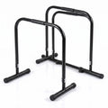 Airfind Adjustable Dip Bar Station with 4 Height and 5 Width Settings and Foam Padded Handles for Calisthenics and Strength Training, Black