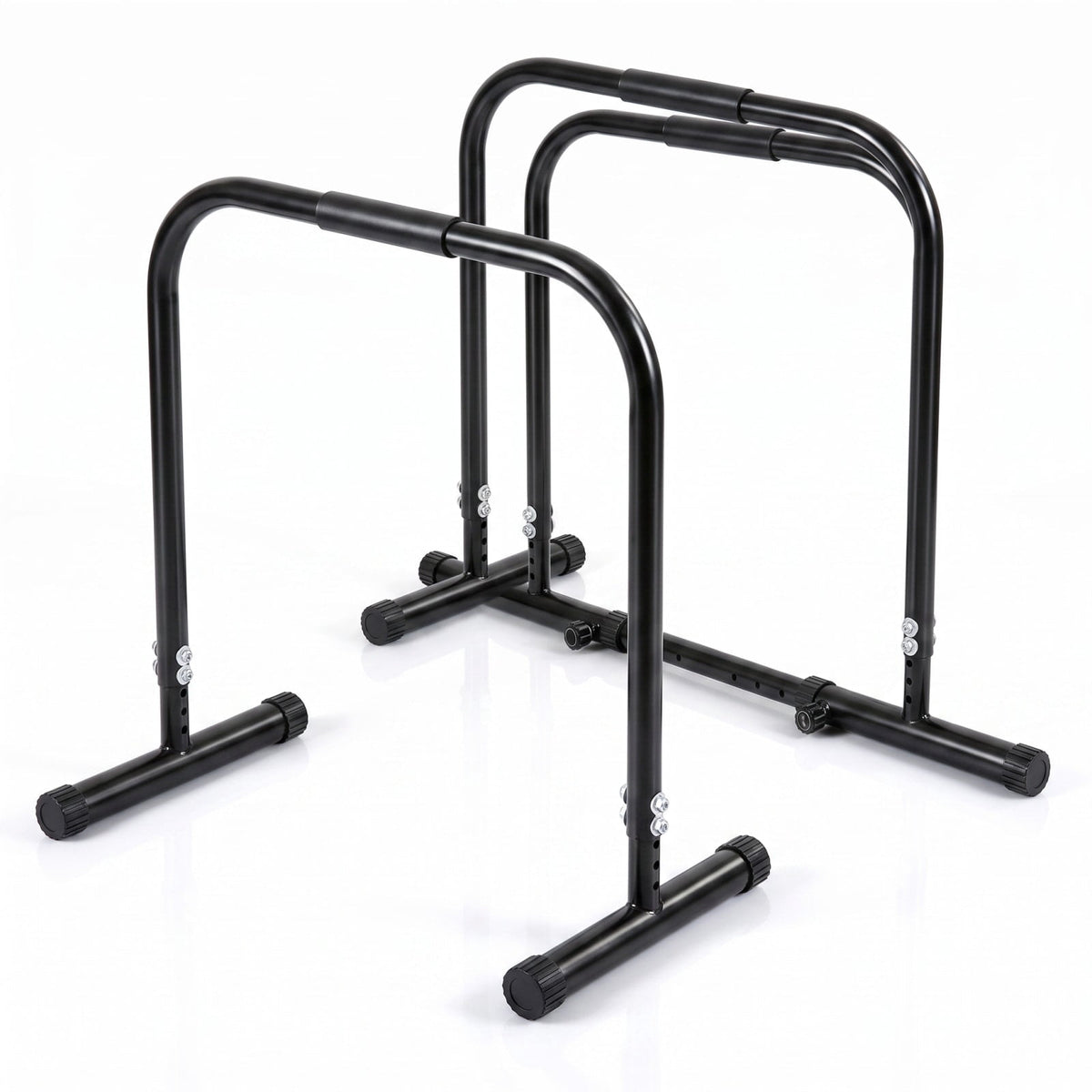 Airfind Adjustable Dip Bar Station with 4 Height and 5 Width Settings and Foam Padded Handles for Calisthenics and Strength Training, Black
