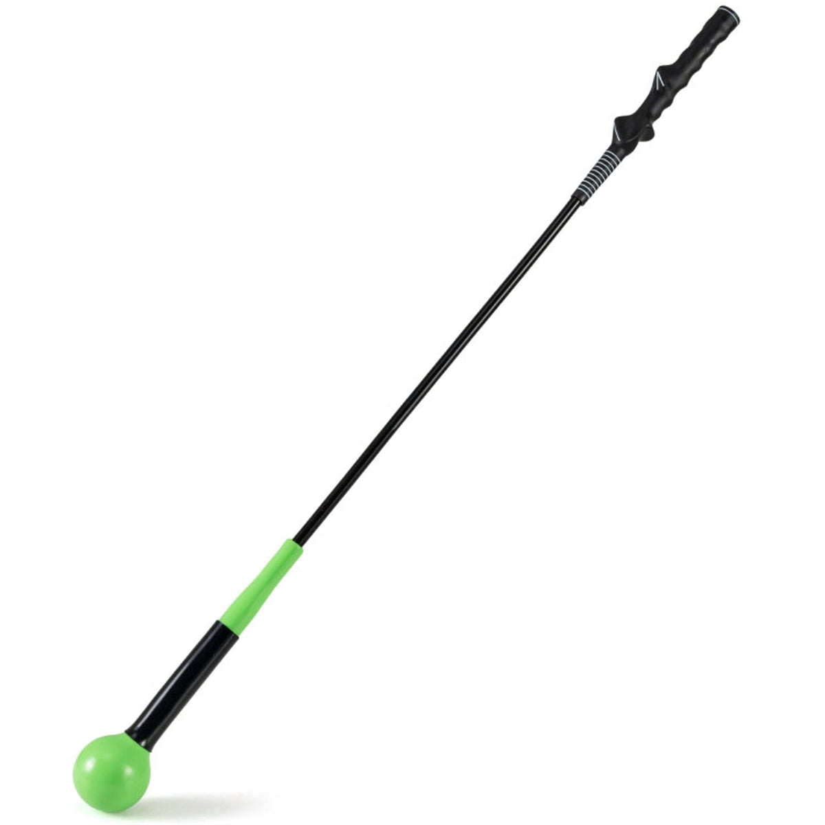Airfind Golf Swing Trainer Aid with Weighted Head and Flexible Shaft plus Ergonomic Grip and Carry Bag for Indoor Outdoor Tempo Practice, Green