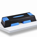 Airfind Aerobic Exercise Stepper Platform with 3 Adjustable Height Levels and Anti Slip Surface for Home Cardio and Strength Workouts, Blue