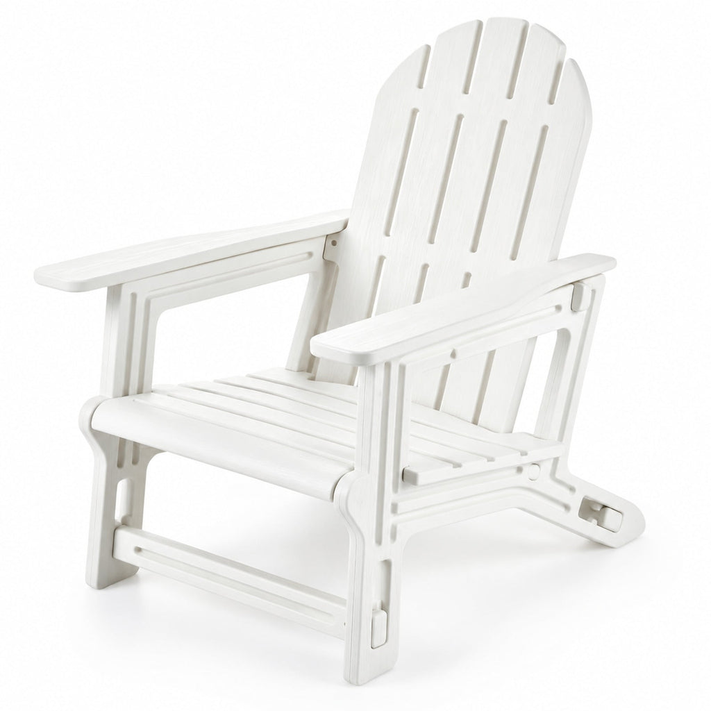 Airfind All-Weather Outdoor Kids Patio Seating with Ergonomic Design, 165 lbs Capacity, for 3+, 20 × 23 × 24 Footprint, White