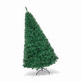 Airfind Artificial PVC Christmas Tree with Solid Metal Stand-7 ft, PVC Blade width: 2.4 Inch Frame, Green The material of stand: Metal